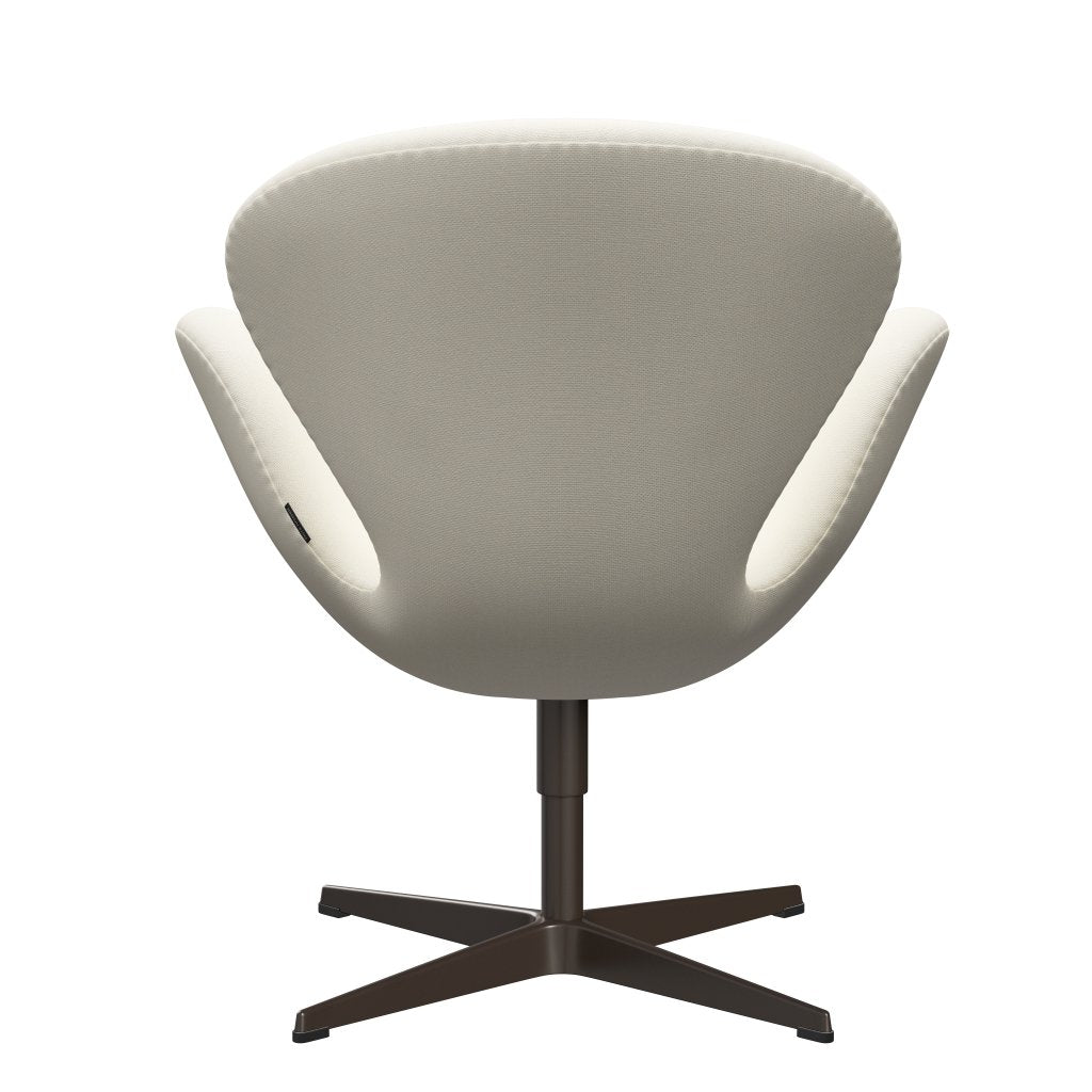 Fritz Hansen Swan Lounge Chair, Brown Bronze/Sunniva Crème