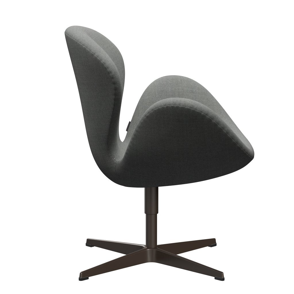 Fritz Hansen Swan Lounge Chair, Brown Bronz/Sunniva Grey