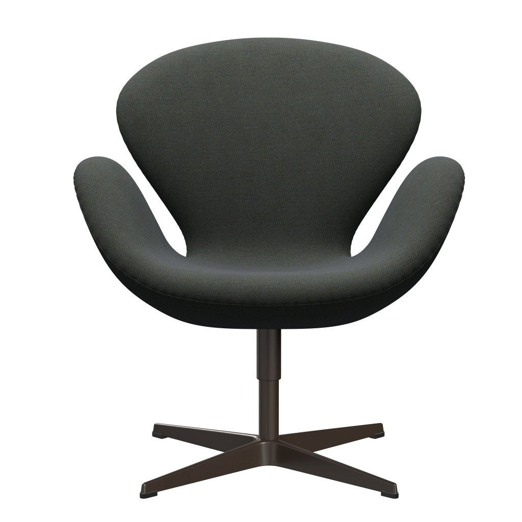 Lounge Fritz Hansen Swan Lounge, Brown Bronze/Sunniva Navy/Olive