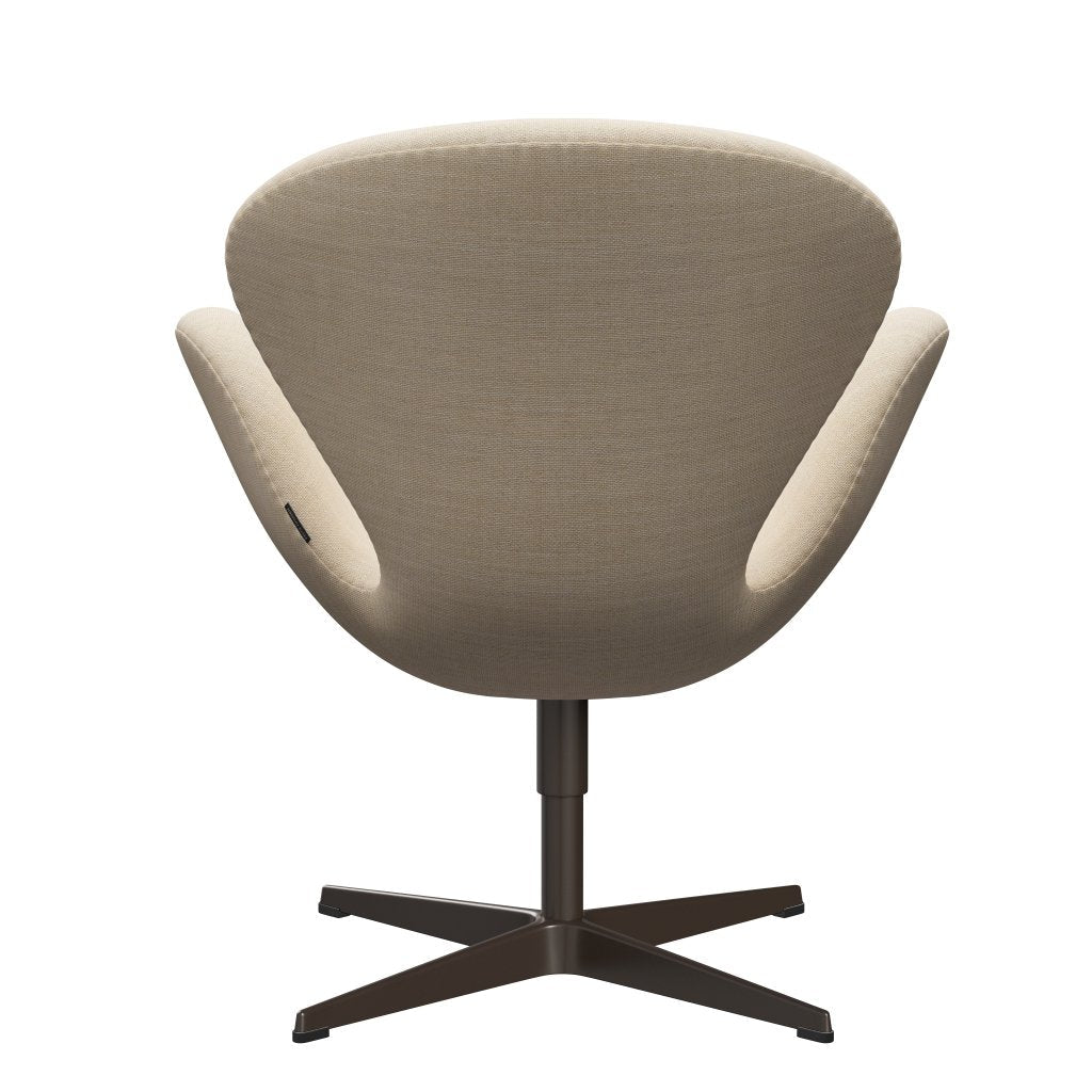 Fritz Hansen Swan Lounge Chair, Brown Bronz/Sunniva písek