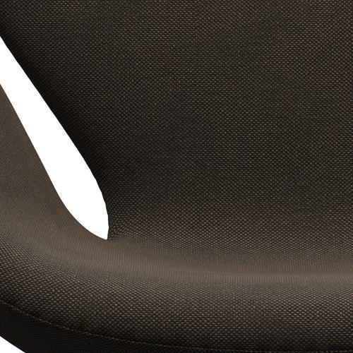 Fritz Hansen Swan Lounge Chair, Brown Bronz/Sunniva čokoláda/černá