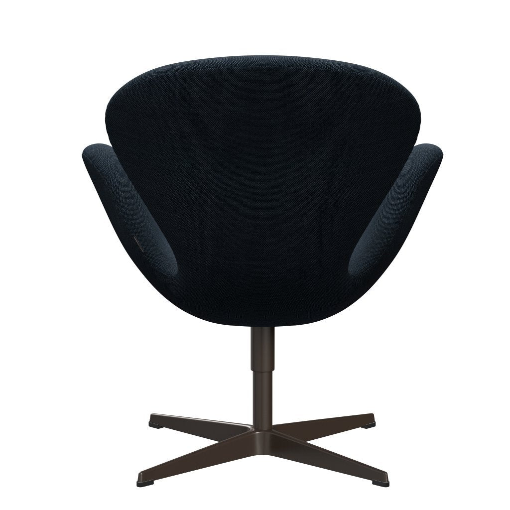 Lounge Fritz Hansen Swan Lounge, Brown Bronze/Sunniva Black/Navy