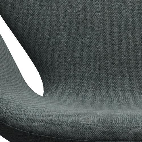 Fritz Hansen Swan Lounge Chair, Brown Bronze/Sunniva Steel Grey