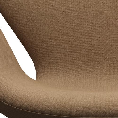 Fritz Hansen Swan Lounge Chair, Brown Bronze/Tonus Camel