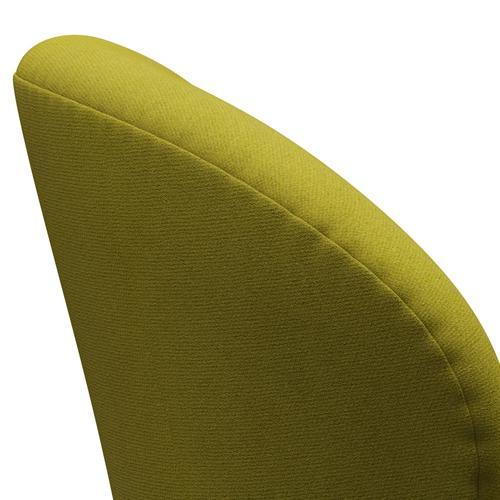 Fritz Hansen Swan Lounge Chair, Brown Bronz/Tonus Lime Green