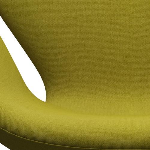 Fritz Hansen Swan Lounge Chair, Brown Bronz/Tonus Lime Green