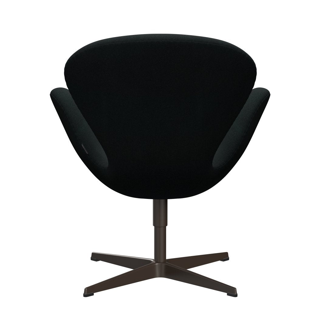 Fritz Hansen Swan Lounge Chair, Brown Bronze/Tonus Black