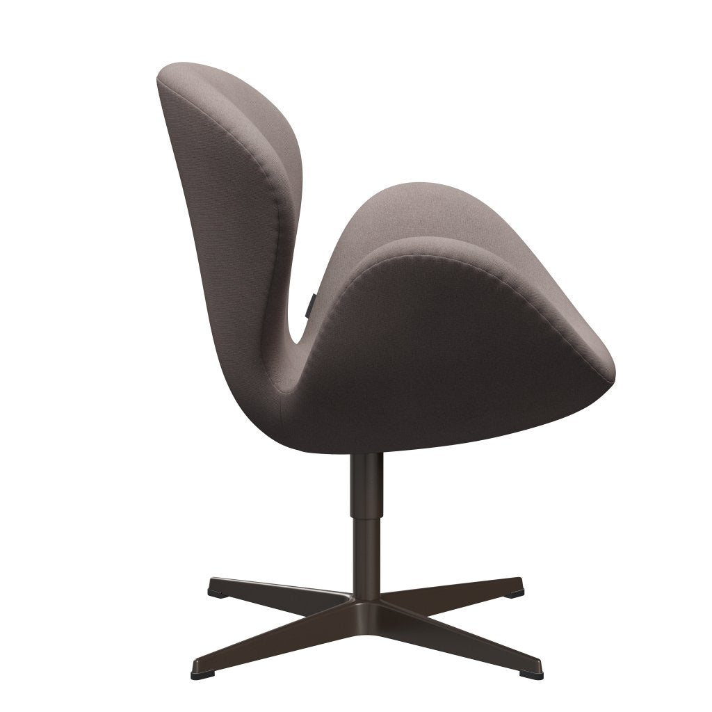 Fritz Hansen Swan Lounge Chair, Brown Bronz/Tonus zaprášený písek