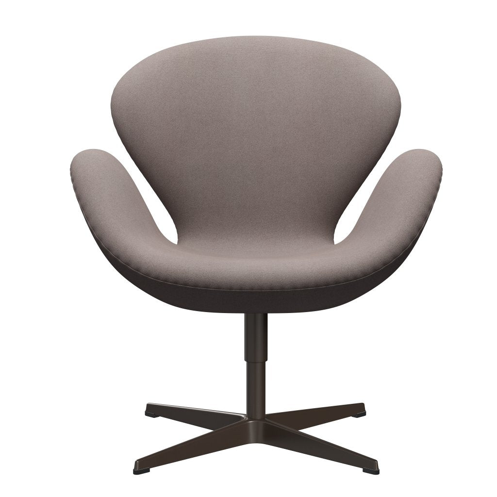 Fritz Hansen Swan Lounge Chair, Brown Bronz/Tonus zaprášený písek