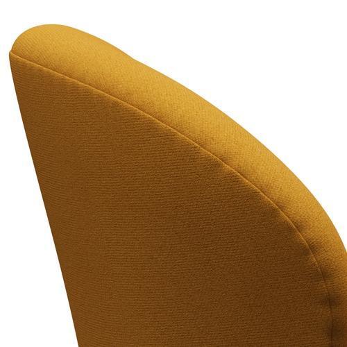 Fritz Hansen Swan Lounge Chair, hnědý bronz/tonus teplá žlutá