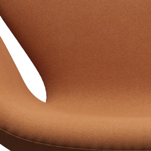 Fritz Hansen Swan Lounge Chair, Brown Bronz/Tonus Soft Orange