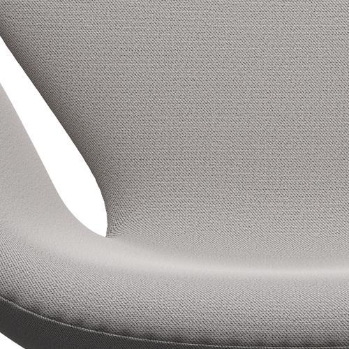 Fritz Hansen Swan Lounge Chair, satén kartáčovaný hliník/zachycení šedé