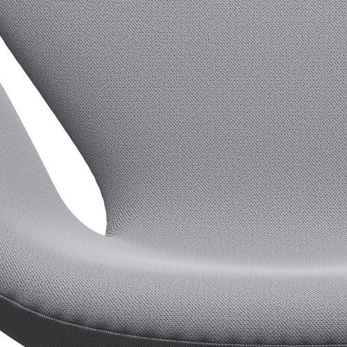 Fritz Hansen Swan Lounge Chair, satén kartáčovaný hliník/zachycení světle šedé