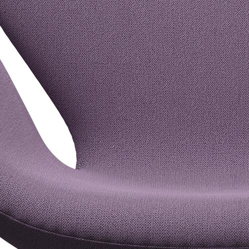 Fritz Hansen Swan Lounge Chair, satén kartáčovaný hliník/zachycení světla Violet