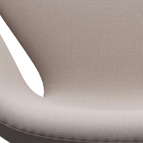 Fritz Hansen Swan Lounge Chair, satén kartáčovaný hliník/Christianshavn Light Beige