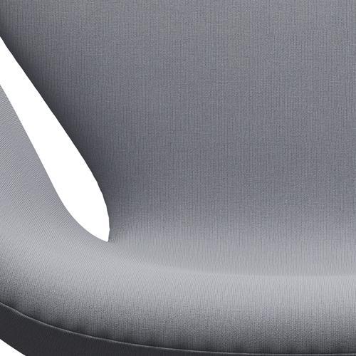 Fritz Hansen Swan Lounge Chair, satén kartáčovaný hliník/Christianshavn Light Grey Plain