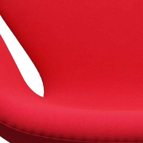 Fritz Hansen Swan Lounge Chair, satén kartáčovaný hliník/pohodlí růžová tmavá