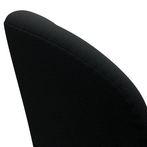 Fritz Hansen Swan Lounge Chair, satén kartáčovaný hliník/Diablo Black