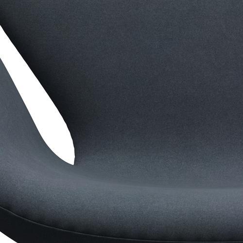 Fritz Hansen Swan Lounge Chair, Satin Brushed Aluminium/Divina Grey