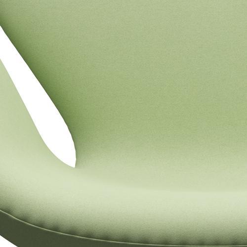 Fritz Hansen Swan Lounge Chair, satén kartáčovaný hliník/divina světle žlutá