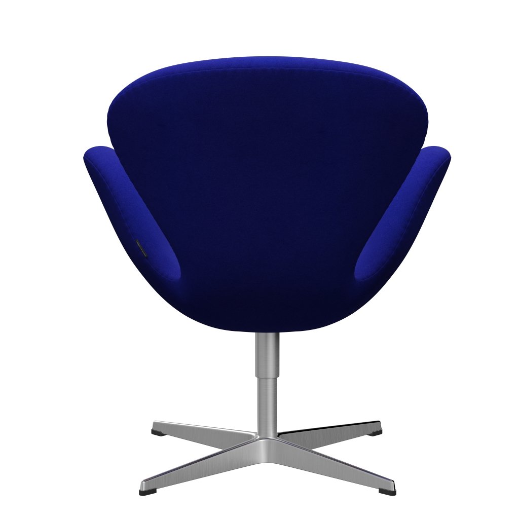 Fritz Hansen Swan Lounge Chair, satén kartáčovaný hliník/divina Coral Blue