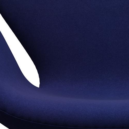 Fritz Hansen Swan Lounge Chair, saténová kartáčovaná hliník/Divina Violet Dark (684)