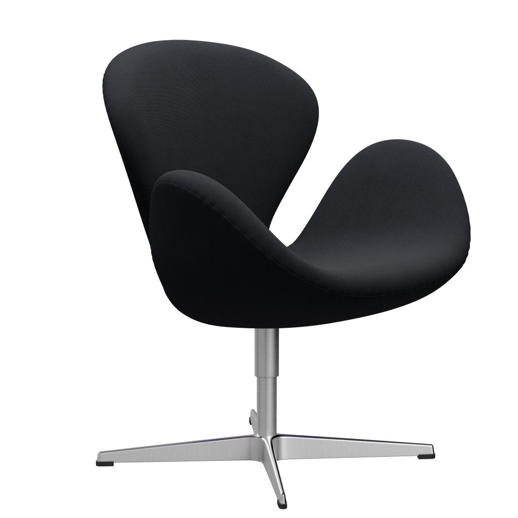 Fritz Hansen Swan Lounge Chair, Satin Brushed Aluminium/Fame Grey (60019)