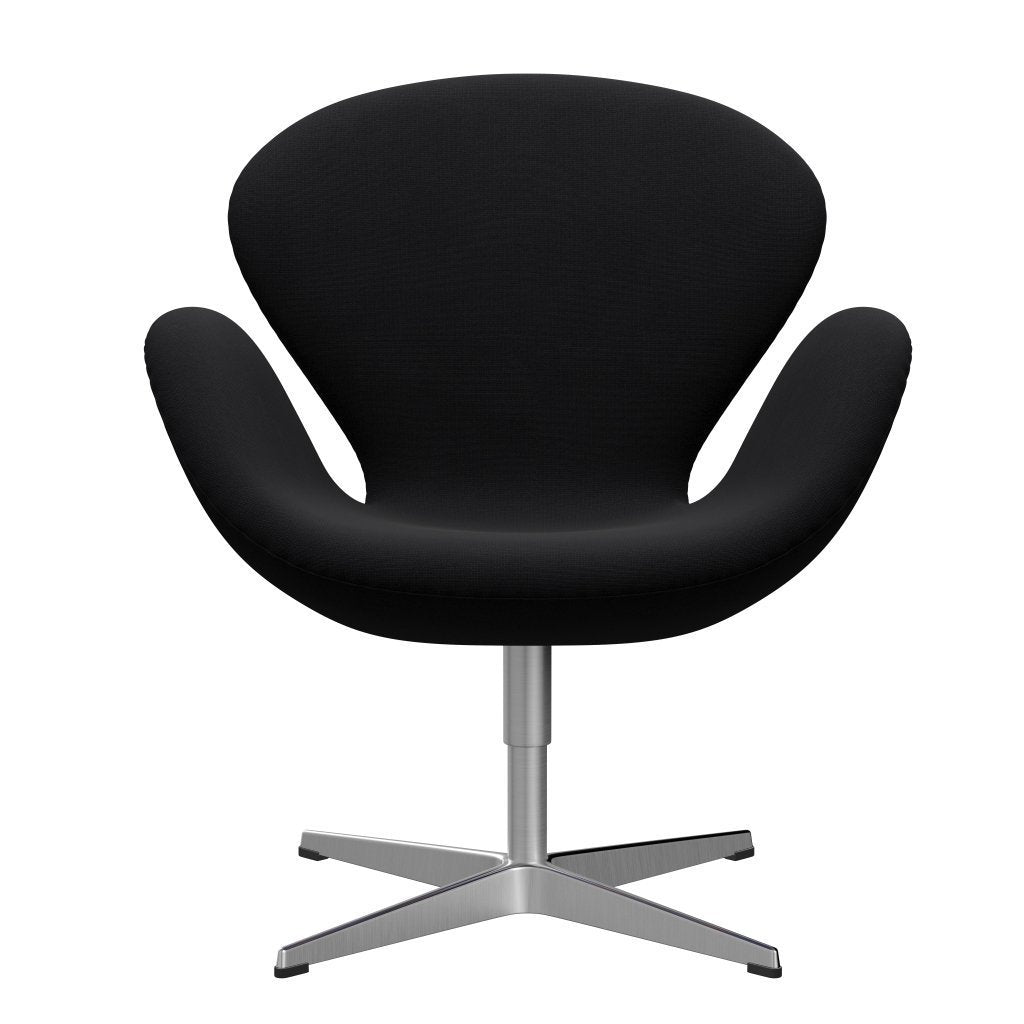 Fritz Hansen Swan Lounge Chair, saténová kartáčovaná hliník/sláva šedá (60051)