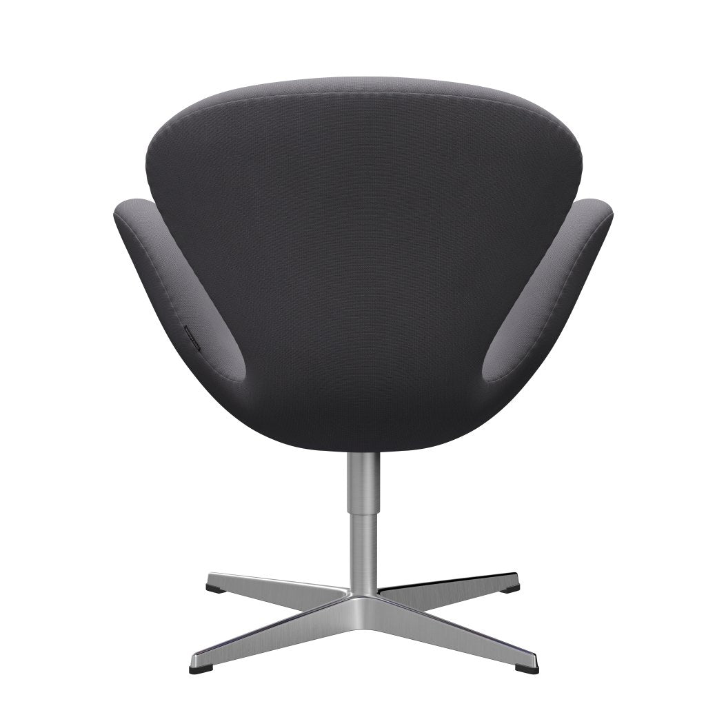 Fritz Hansen Swan Lounge Chair, saténová kartáčovaná hliník/sláva šedá (60078)