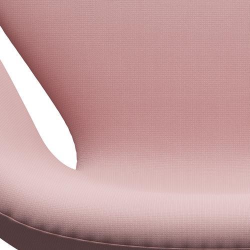 Fritz Hansen Swan Lounge Chair, saténová kartáčovaná hliník/sláva teplá fialová