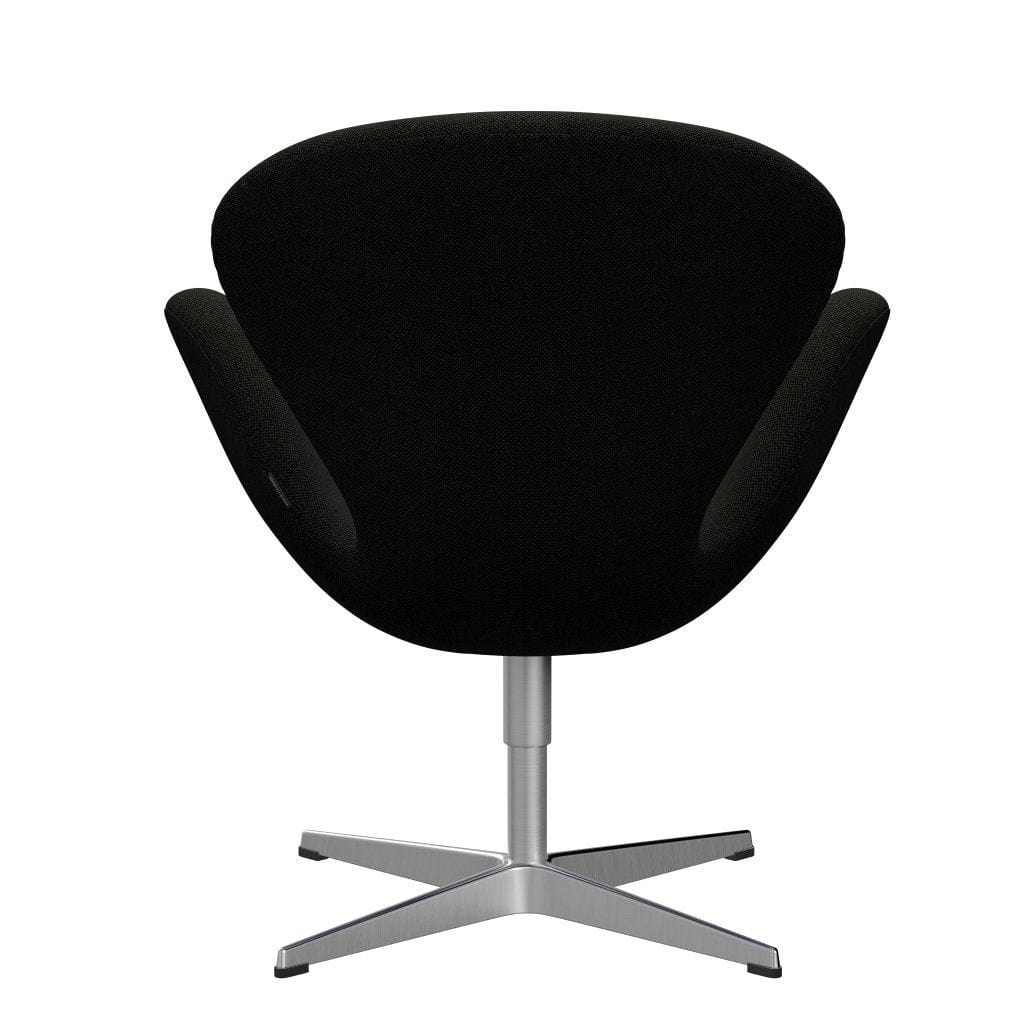 Fritz Hansen Swan Lounge Chair, Satingbrushed Aluminium/Hallingdal Black/Grey (173)