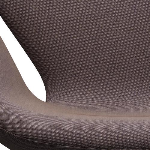 Fritz Hansen Swan Lounge Chair, satén kartáčovaný hliník/popruh modrá/oranžová