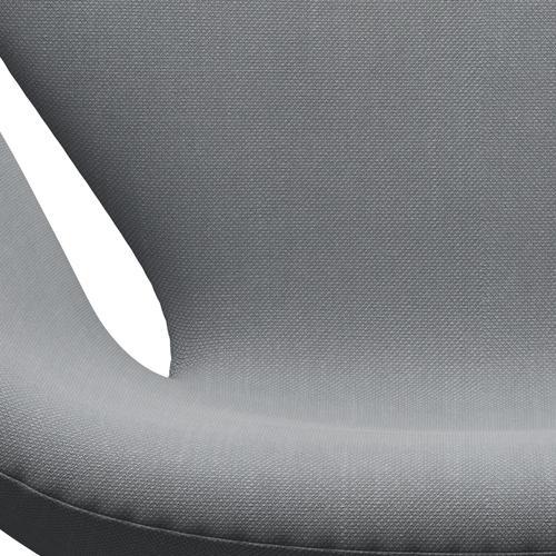 Fritz Hansen Swan Lounge Chair, satén kartáčovaný hliník/Steelcut Light Grey