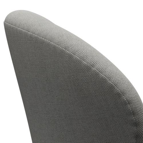 Fritz Hansen Swan Lounge Chair, satén kartáčovaný hliník/Sunniva písek/světle šedá