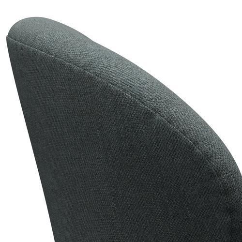 Fritz Hansen Swan Lounge Chair, saténová kartáčovaná hliník/Sunniva Steel Grey