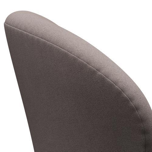 Fritz Hansen Swan Lounge Chair, Satin Brushed Aluminium/Tonus Dusty Sand