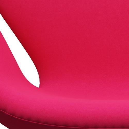 Fritz Hansen Swan Lounge Chair, Black Lacquered/Comfort Pink