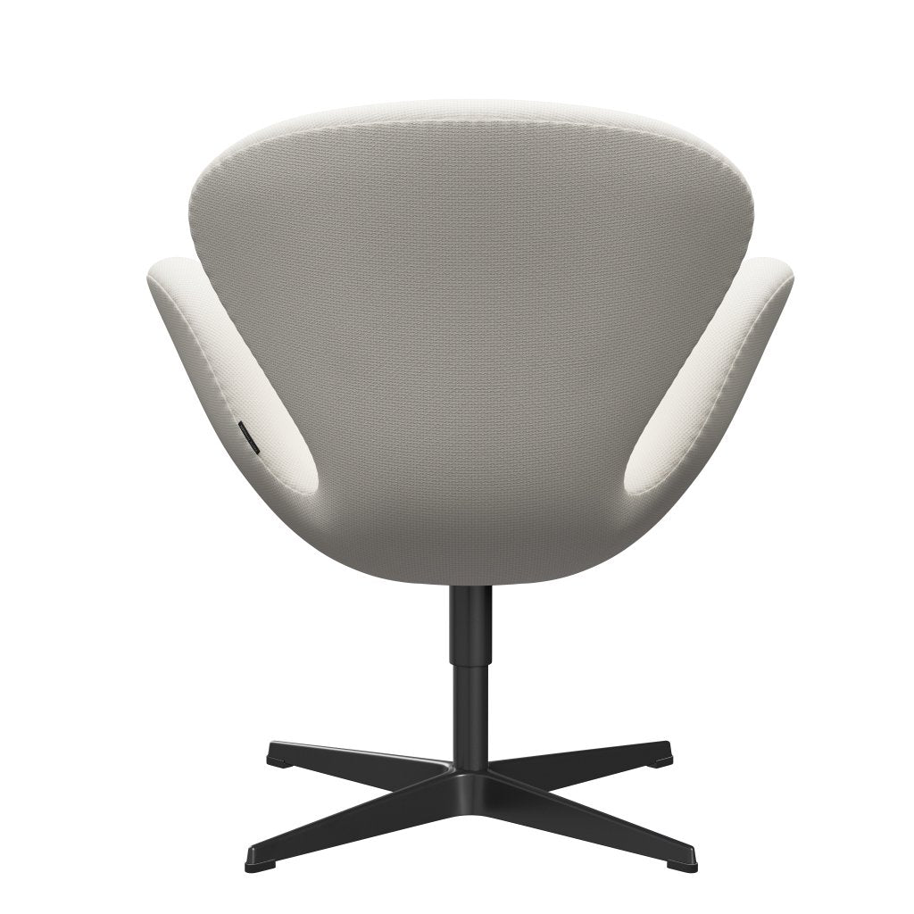 Fritz Hansen Swan Lounge Chair, Black Lacquered/Diablo Snow