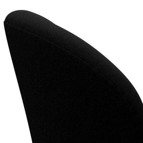 Fritz Hansen Swan Lounge Chair, Black Lacquered/Hallingdal Black