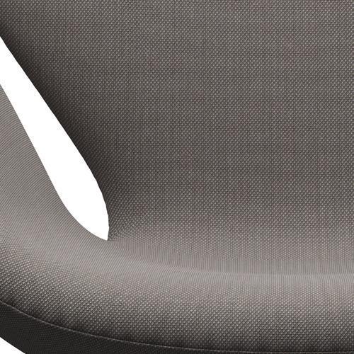 Fritz Hansen Swan Lounge Chair, černá lakovaná/Steelcut Trio Sand Dark