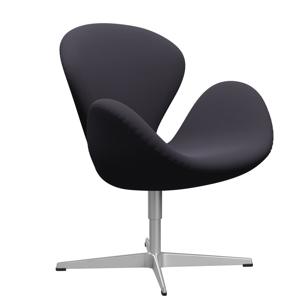 Lounge židle Fritz Hansen Swan, Silver Grey/Capture Blue Charcoal