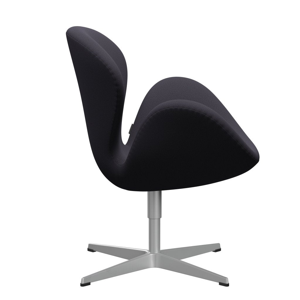 Lounge židle Fritz Hansen Swan, Silver Grey/Capture Blue Charcoal