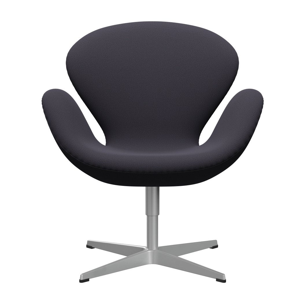 Lounge židle Fritz Hansen Swan, Silver Grey/Capture Blue Charcoal