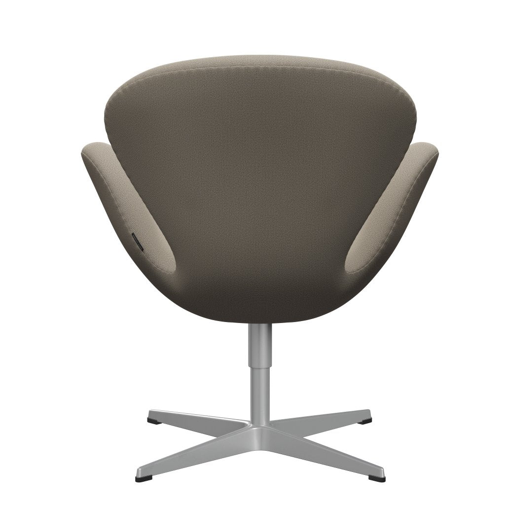 Fritz Hansen Swan Lounge Chair, Silver Grey/Capture Gray Sand