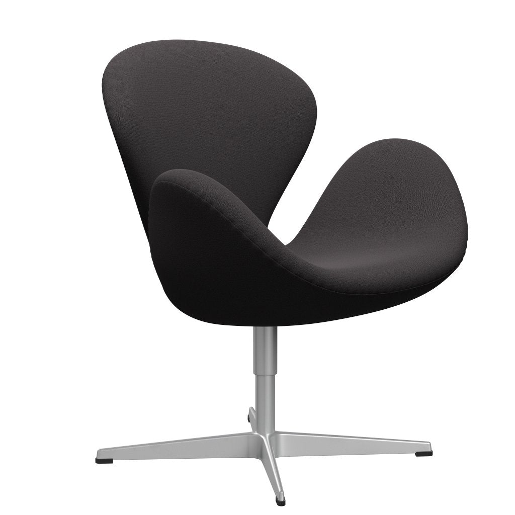 Lounge židle Fritz Hansen Swan, Silver Grey/Capture Charcoal