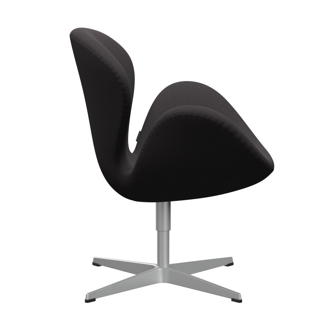 Lounge židle Fritz Hansen Swan, Silver Grey/Capture Charcoal