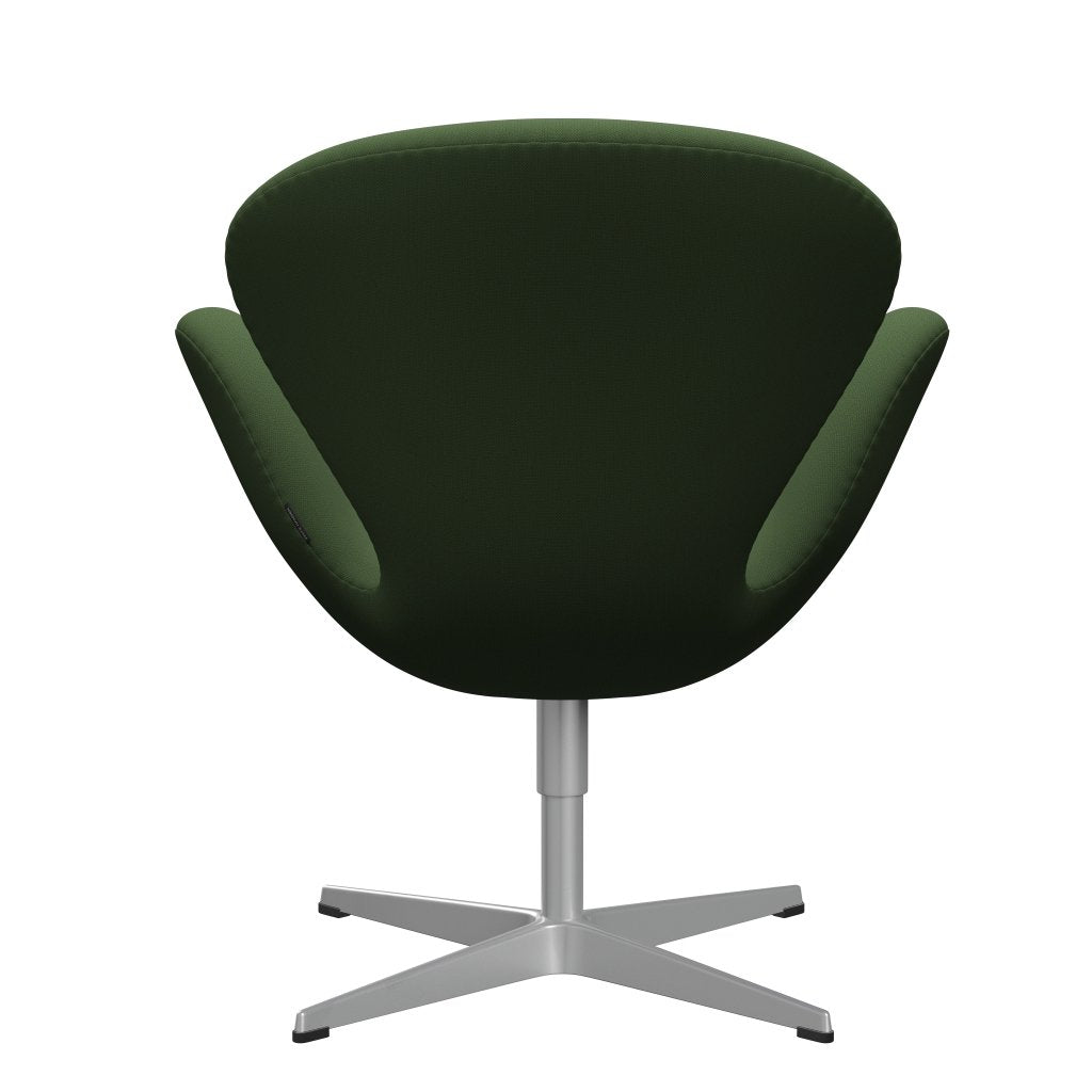 Fritz Hansen Swan Lounge Chair, Silver Grey/Capture Moss Green