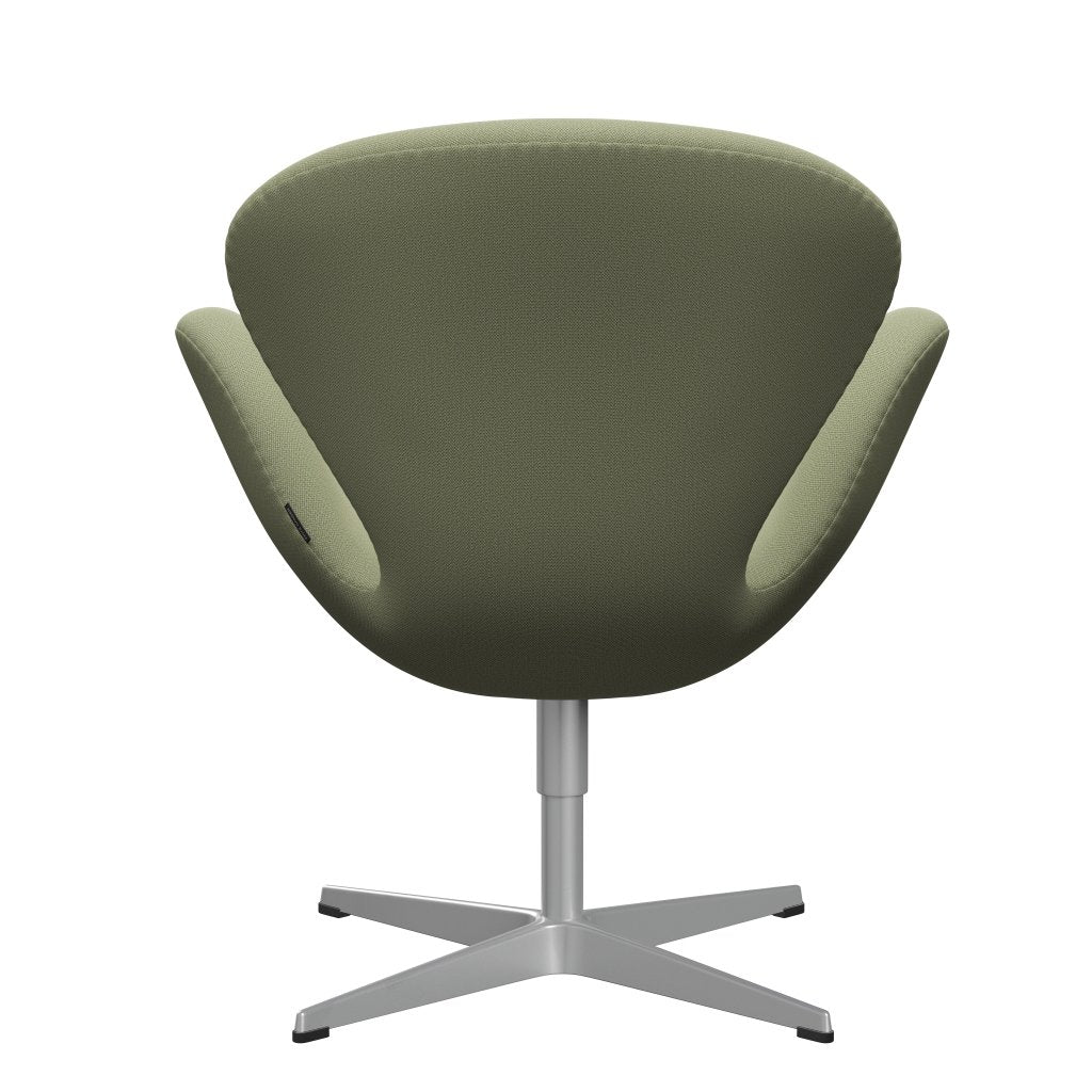 Lénka Fritz Hansen Swan Lounge, Silver Grey/Capture Delicate Green