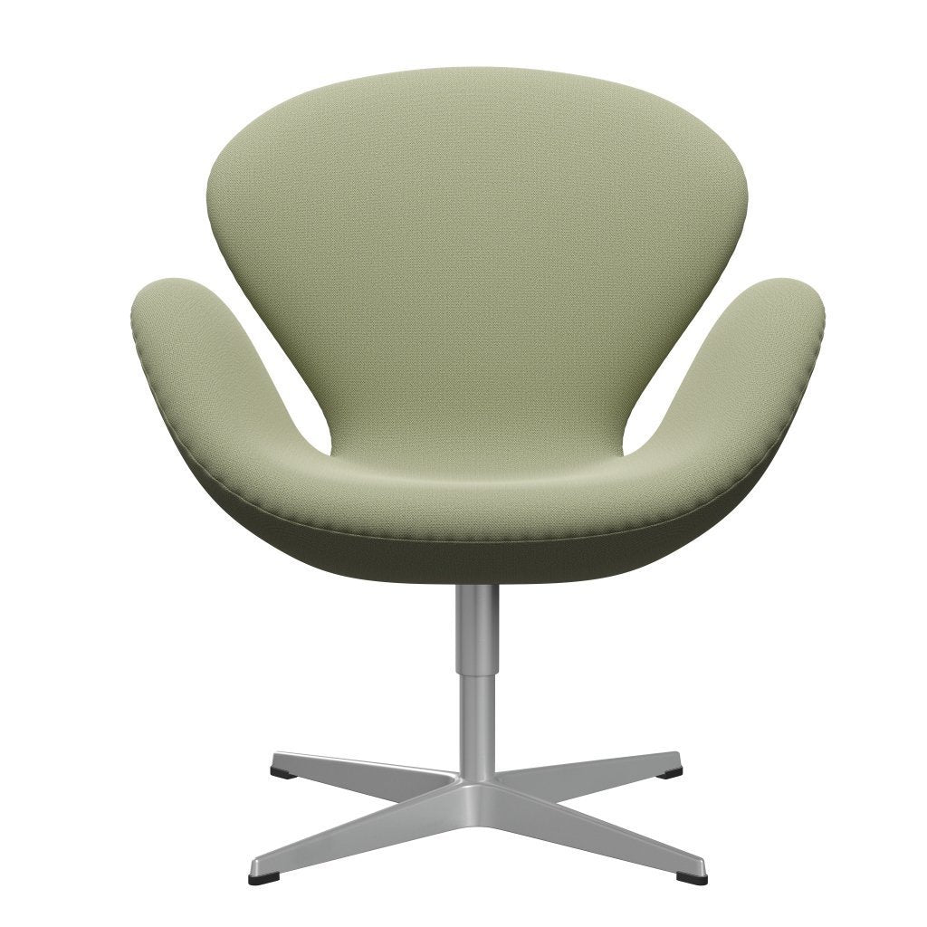 Lénka Fritz Hansen Swan Lounge, Silver Grey/Capture Delicate Green