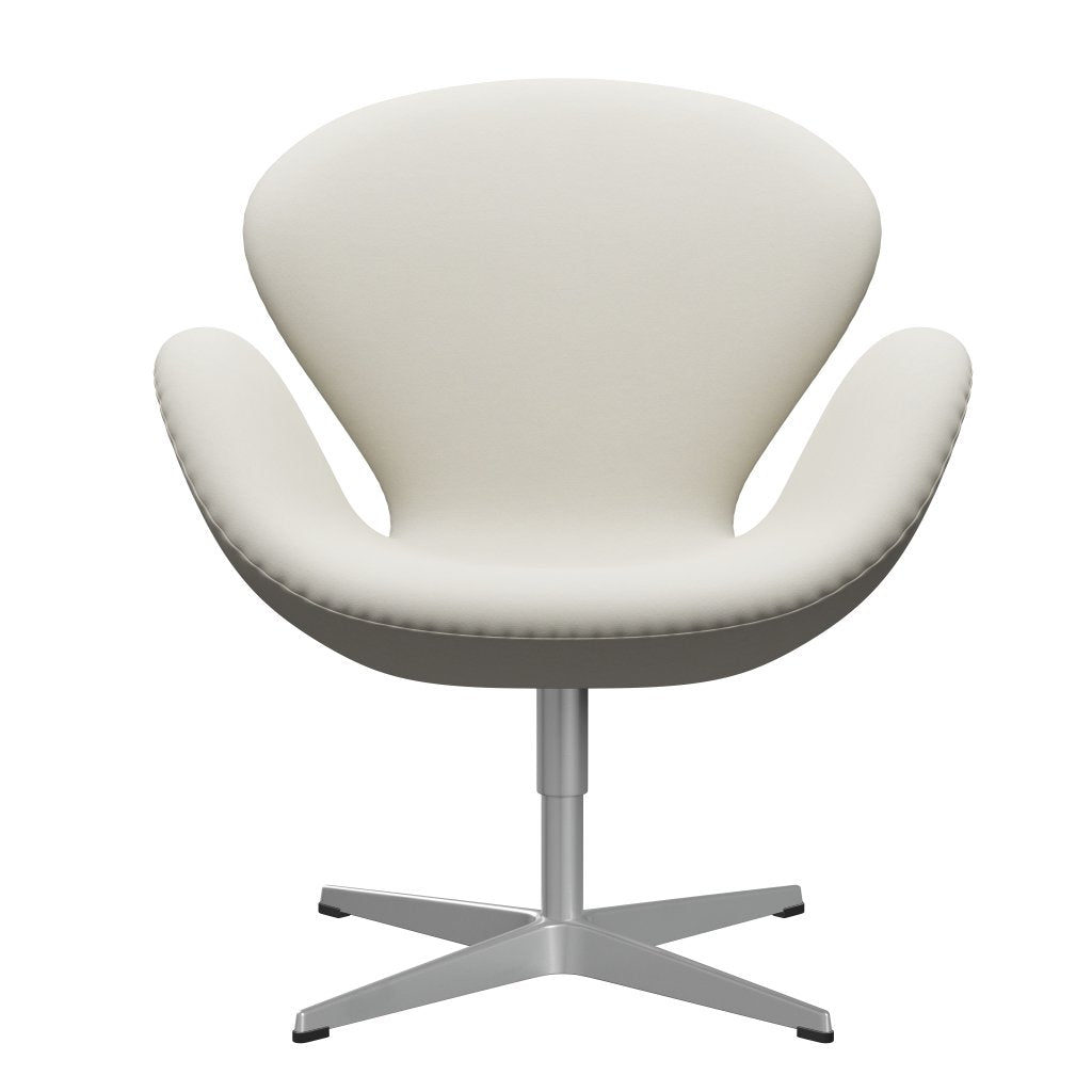 Fritz Hansen Swan Lounge Chair, stříbrná šedá/pohodlí světle šedá